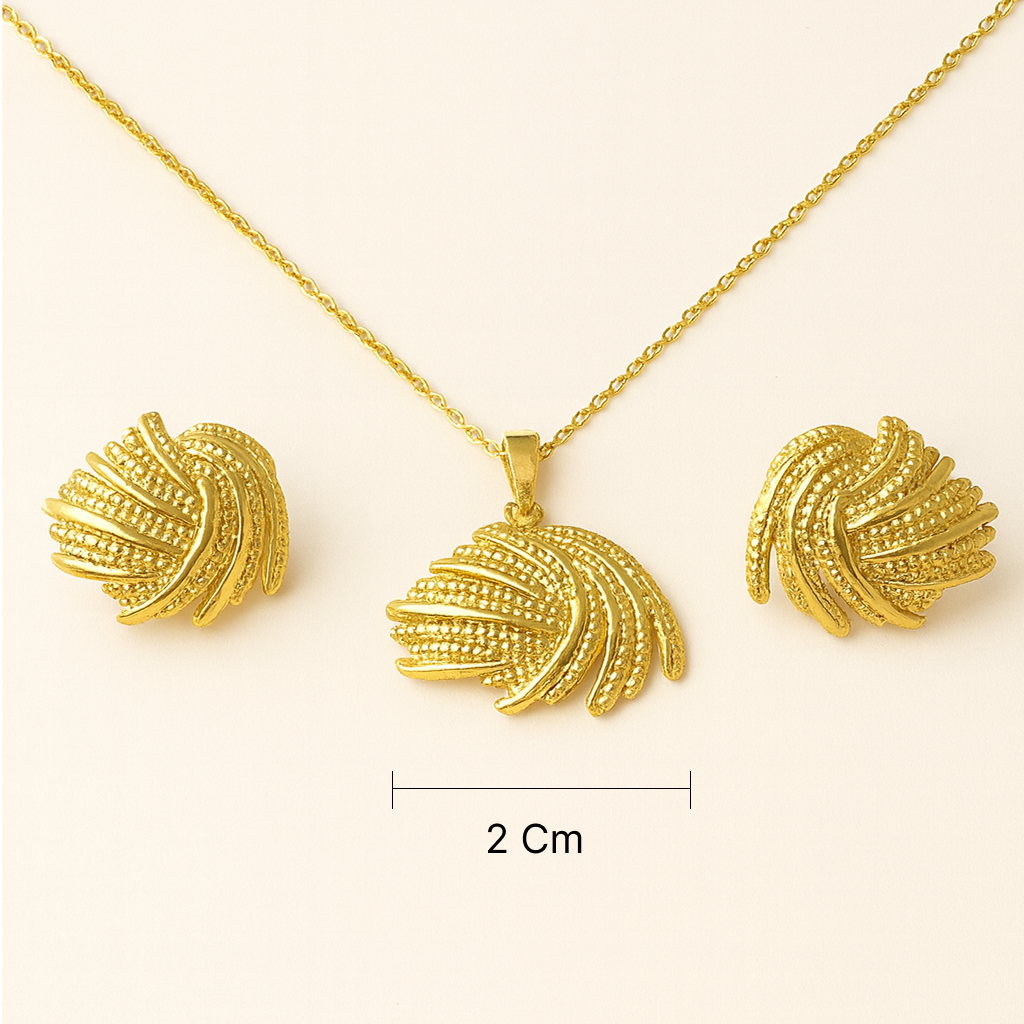 Eterna Shine Pendant & Earrings