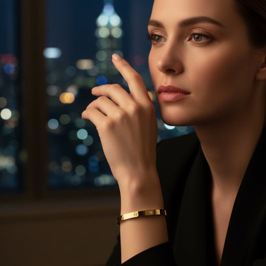 Edge Gold Cuff Bracelet