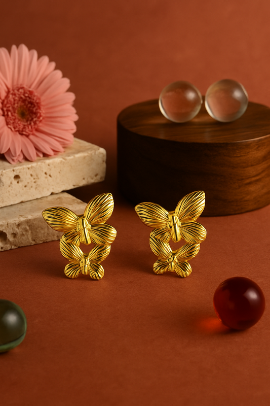 Golden Duo earrings