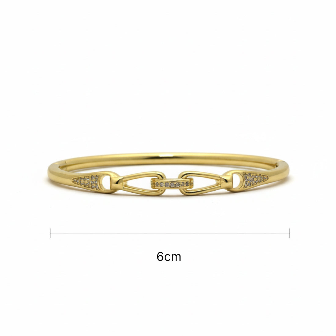 Gold link bracelet
