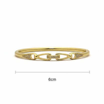 Gold link bracelet