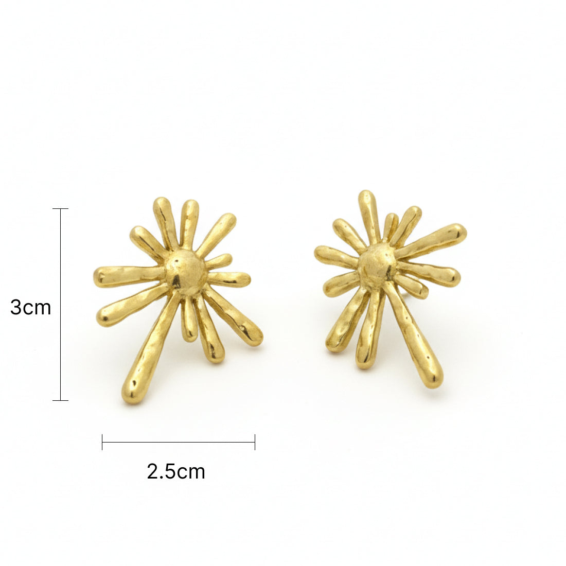 Golden Beam Earrings