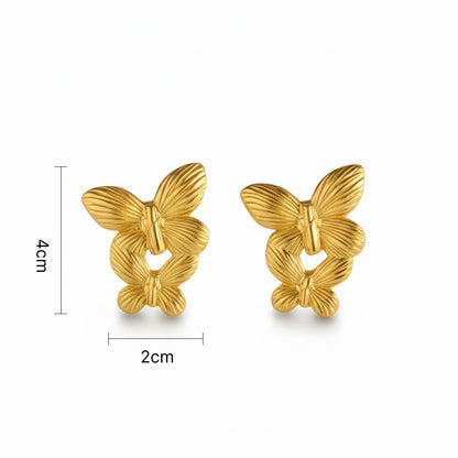 Golden Duo earrings
