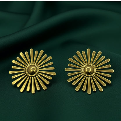 Golden Sunburst earrings
