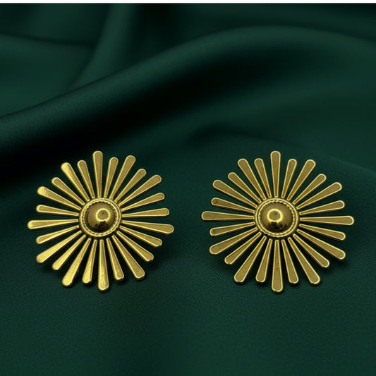 Golden Sunburst earrings
