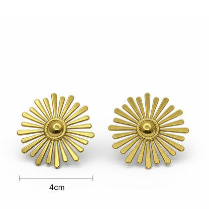 Golden Sunburst earrings