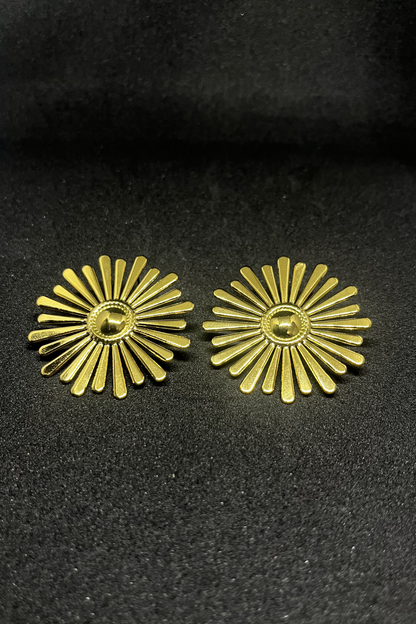 Golden Sunburst earrings