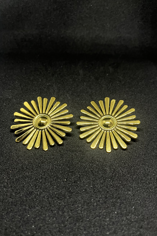 Golden Sunburst earrings