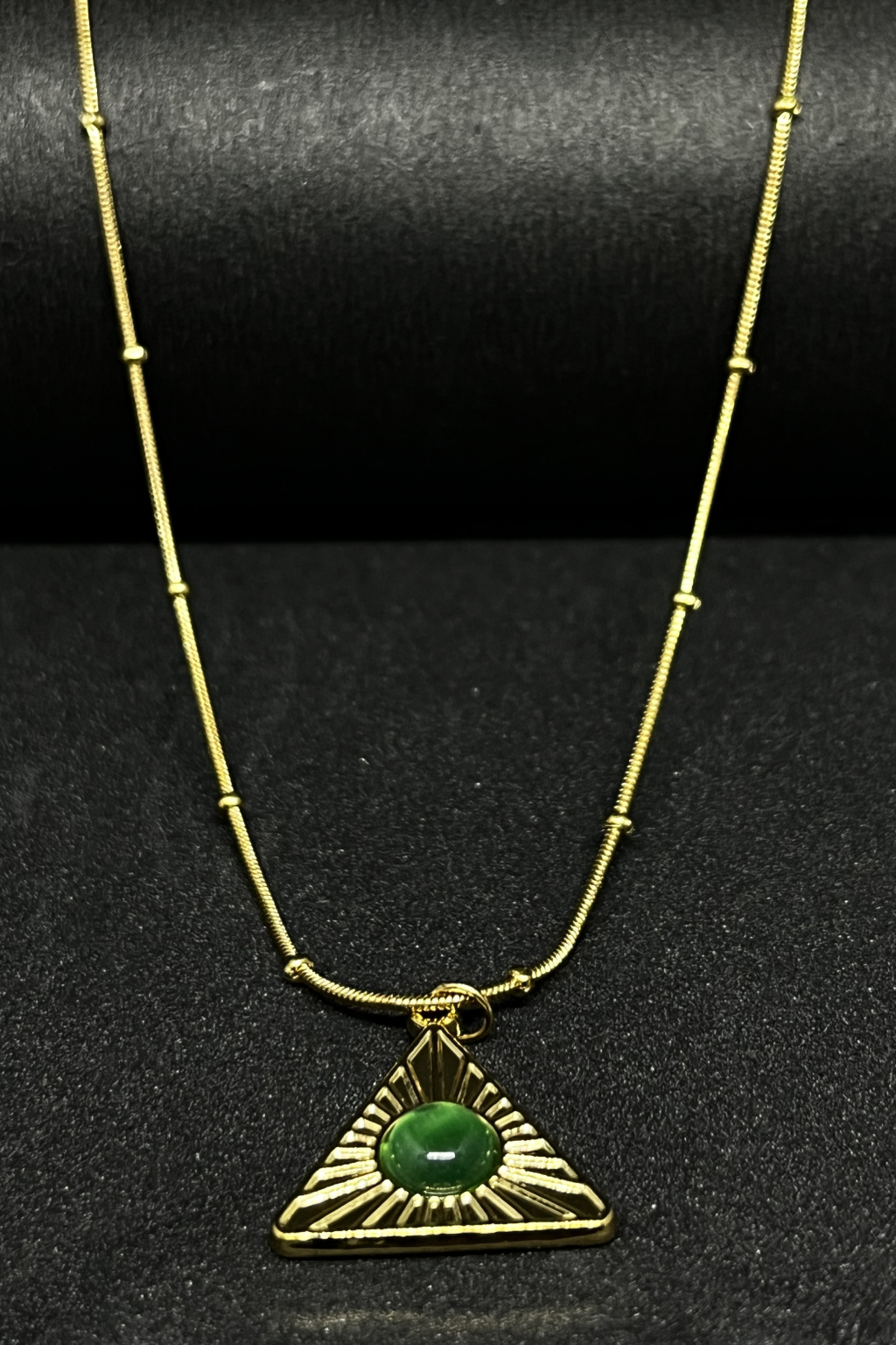 Infinity Triangle Pendant