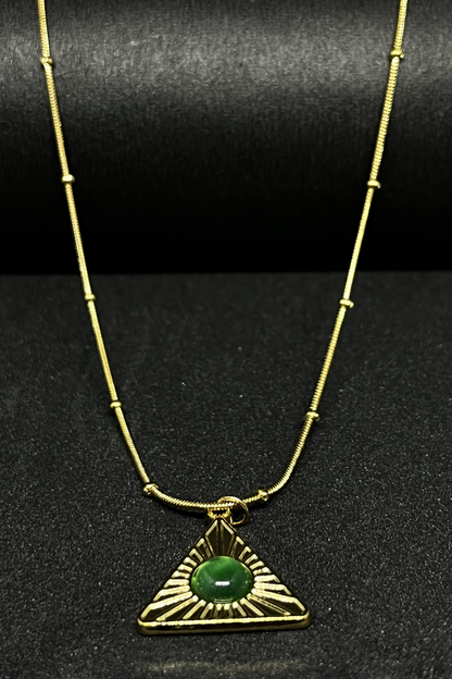 Infinity Triangle Pendant