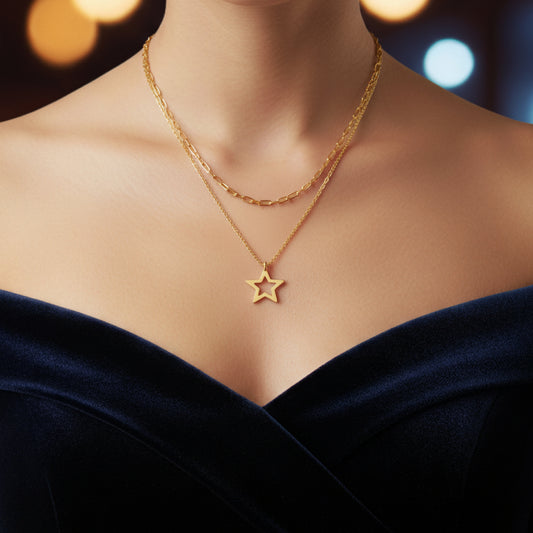 Celeste Dual Chain Necklace