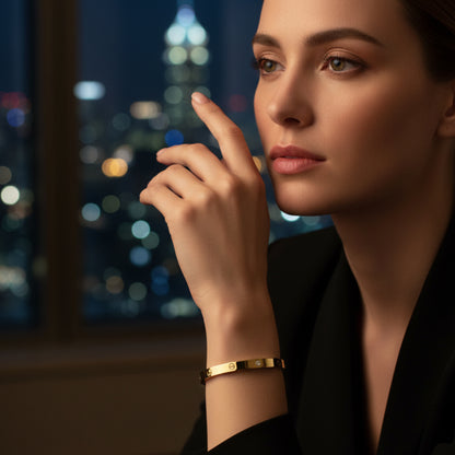 Edge Gold Cuff Bracelet