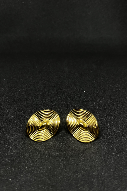 Golden Swirl Studs