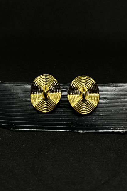 Golden Swirl Studs