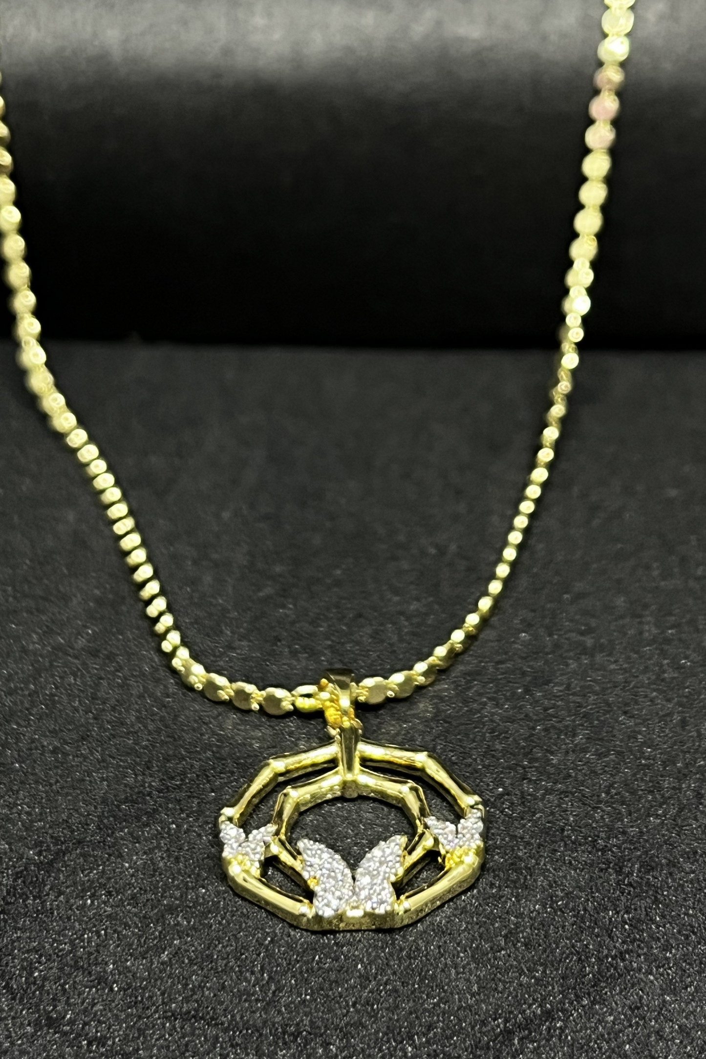 Golden Butterfly Trio Pendant