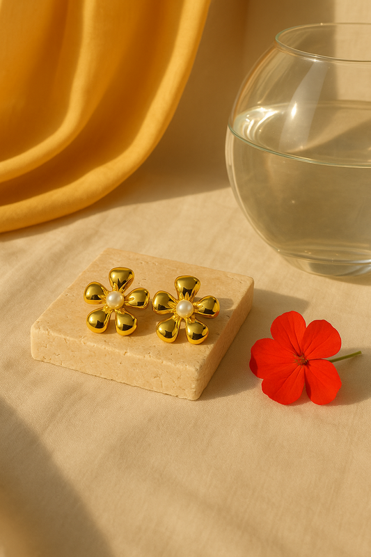 Bloom Pearl Earrings
