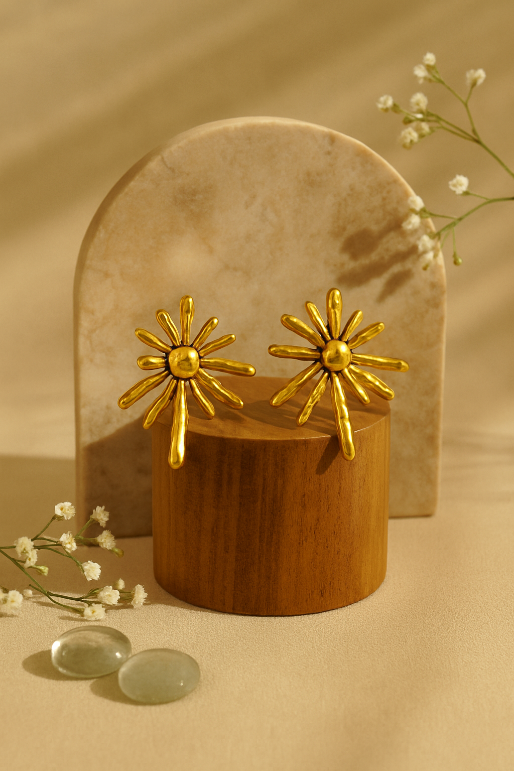 Golden Beam Earrings