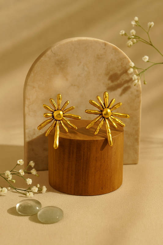 Golden Beam Earrings